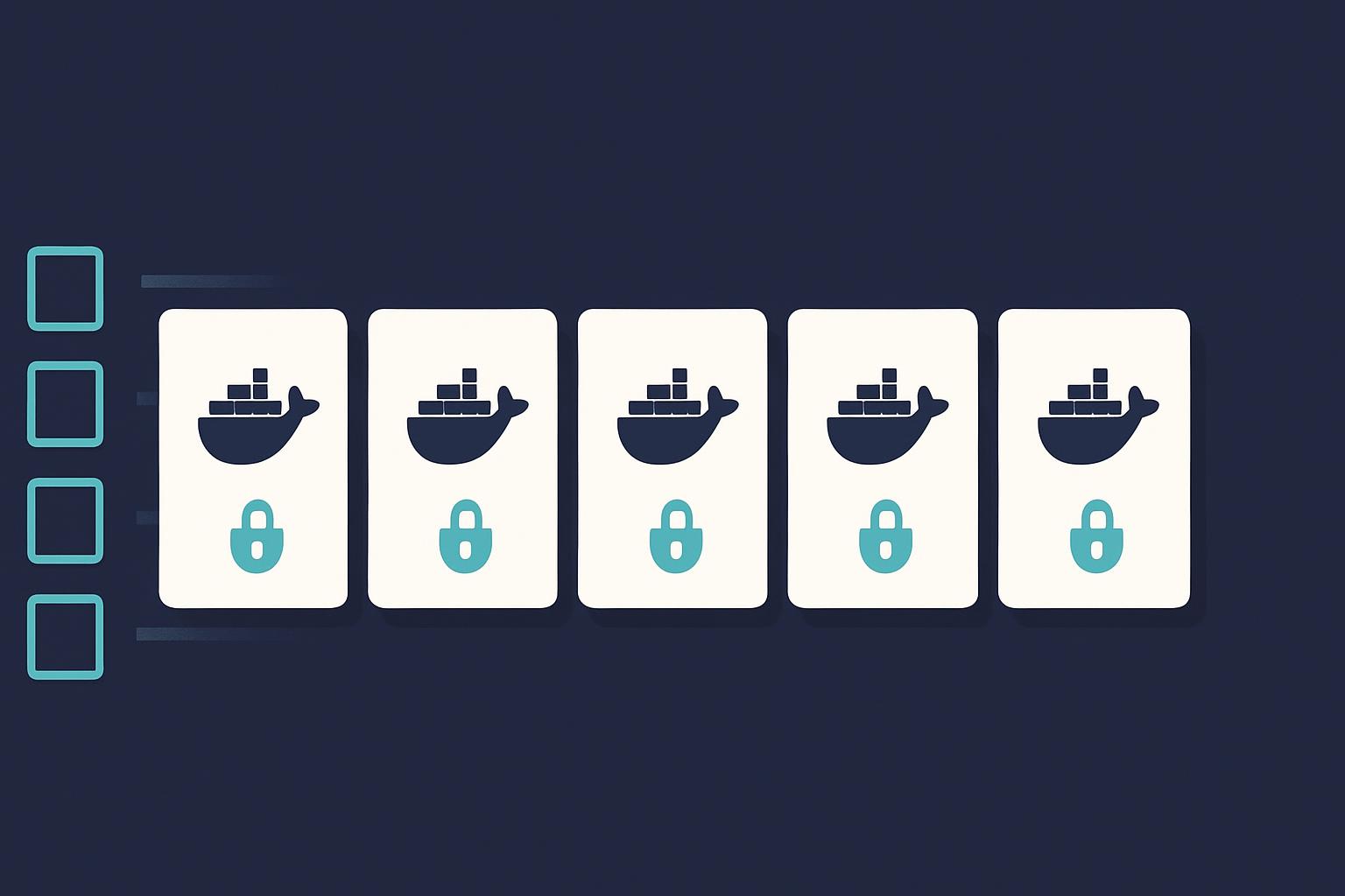 Five open-source self-hosted AI app builders compared side by side, minimalist illustration